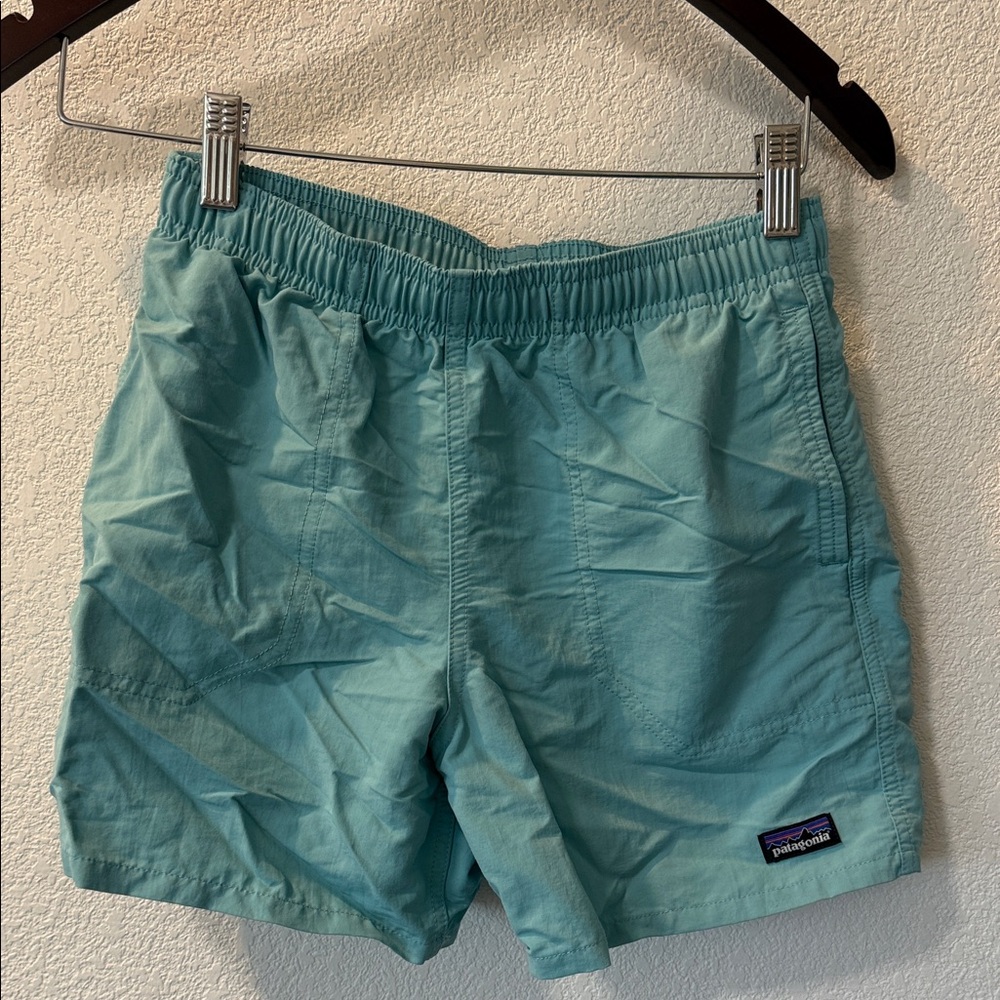 Patagonia Kids Teal Shorts